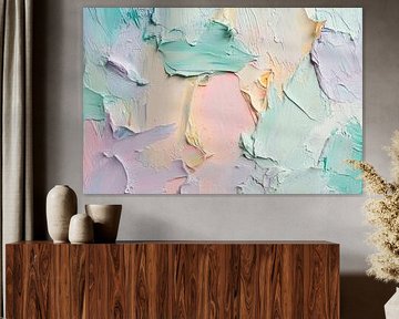 Détails de structure de couleur pastel sur Poster Art Shop