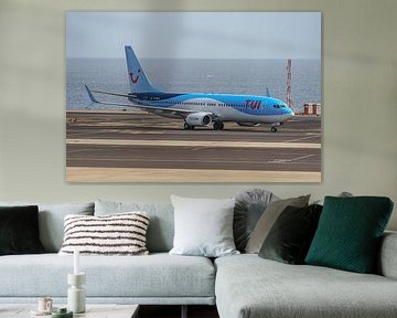 TUI Boeing 737-800 has landed in Fuerteventura.