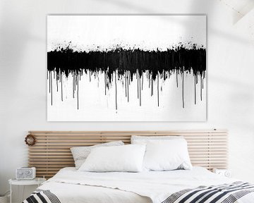 Dégradé de couleurs noir - Abstrait et moderne sur Poster Art Shop