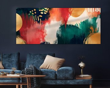 Abstrakte Farbenpracht – Modernes Design von Poster Art Shop