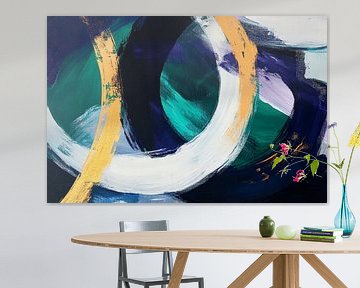 Abstract colour composition - Dynamic by Poster Art Shop