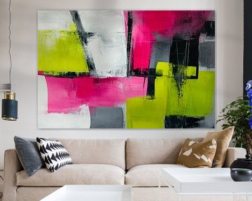 Abstract colour composition - modern and fresh by Poster Art Shop