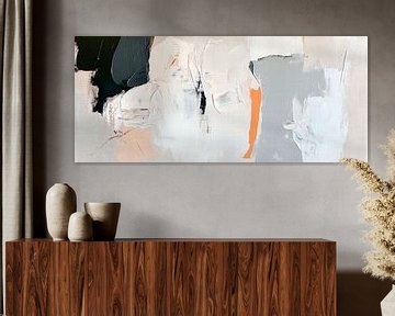 Abstracte kleurencompositie - Eigentijds van Poster Art Shop