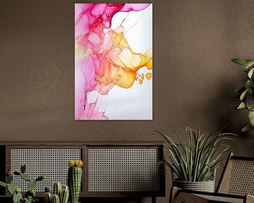 Aquarel in pastelkleuren van Poster Art Shop