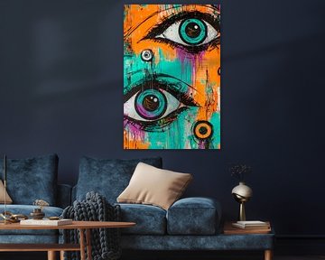 Moment in kleuren - Expressief van Poster Art Shop