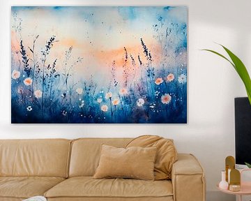 Blossoming landscape in vanilla heaven by Poster Art Shop