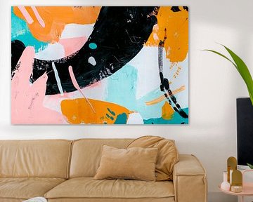 Colourful abstract composition by Poster Art Shop