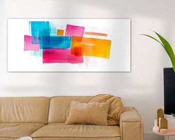 Colourful watercolour composition by Poster Art Shop