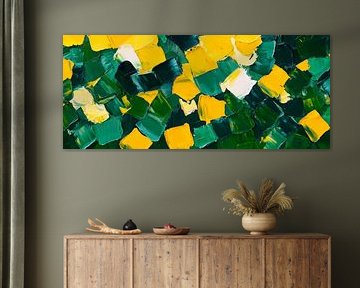 Colourful watercolour pattern by Poster Art Shop