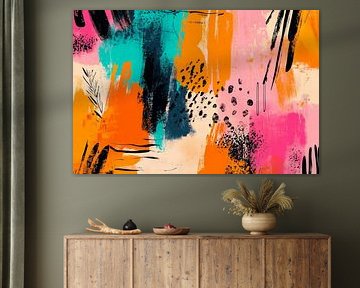 Colourful abstract pattern - Creative by Poster Art Shop