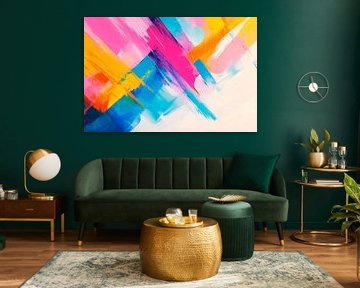Colour explosion in pastel shades by Poster Art Shop