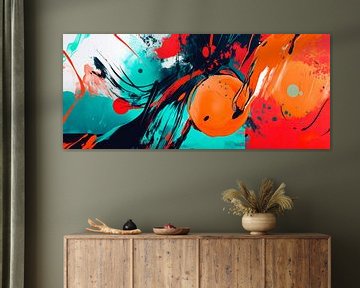 Creative colour spectrum - Abstract explosion by Poster Art Shop