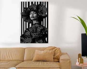 Fashionable elegance in black and white by Poster Art Shop