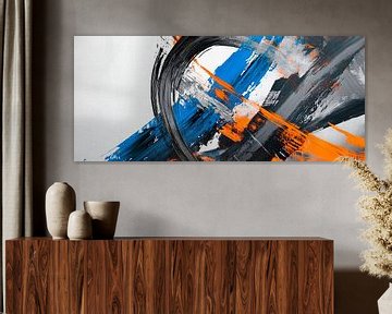Abstract colour explosion - Dynamic by Poster Art Shop