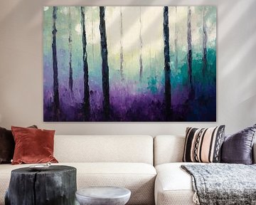 Mystischer Wald in sanften Farben von Poster Art Shop