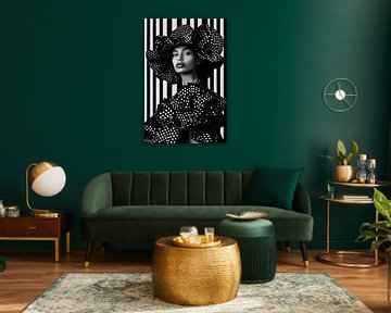 Fashionable elegance in black and white by Poster Art Shop