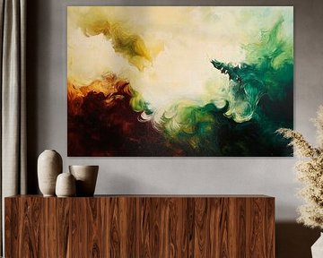 Natural play of colours - Abstract by Poster Art Shop