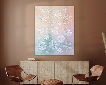 Sneeuwvlokken | Pastel Kerst Magie van De Mooiste Kunst