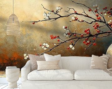 Winter-Vase von Kunst Laune