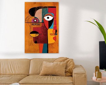 Abstract Picasso art van Kunst Kriebels