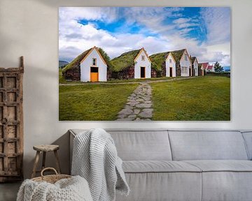 Glaumbaer turf farm museum near Varmahlid North Iceland