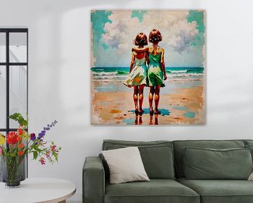 weerspiegeling van onschuld en eenvoud van Jan Keteleer (JanKé): Een reis voorbij het canvas