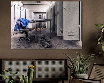 Verlaten fabriek (Betondak) Arkel (urbex) van Silvia Thiel