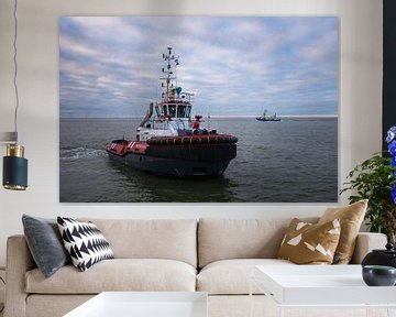 Sleepboot Waterstraat van Jan Georg Meijer