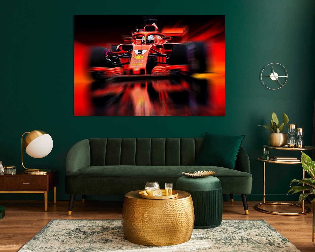 Example of the artwork in a room