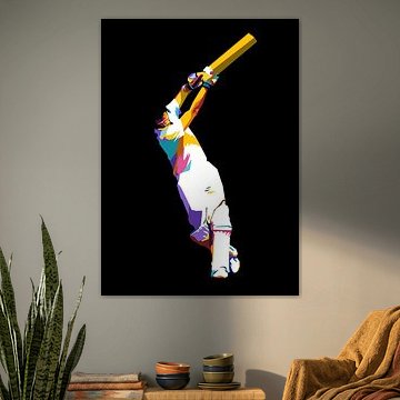 Cricket Pop Art