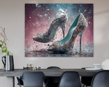 Witte glamour in een regen van confetti van Babetts Bildergalerie