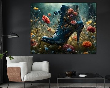 Zomerse weide in denimblauw van Babetts Bildergalerie