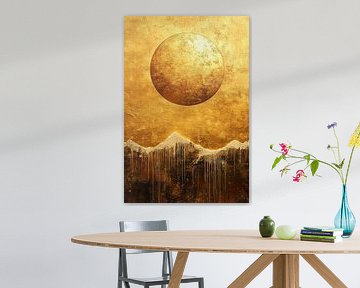 Cercle d'Or | Snow Peaks Gold sur Caprices d'Art