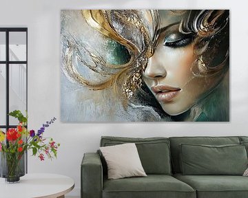 Vrouw met Gouden Masker