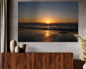 Sunset North Sea by Afrodite Zegers