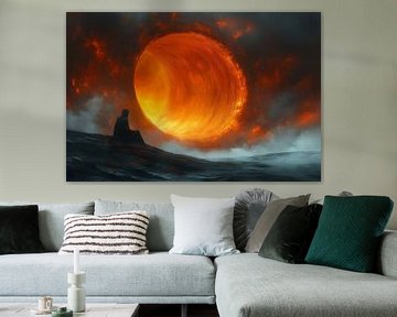 spiritueel leven energie landschap met persoon van Egon Zitter