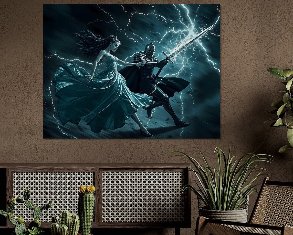 Example of the artwork in a room
