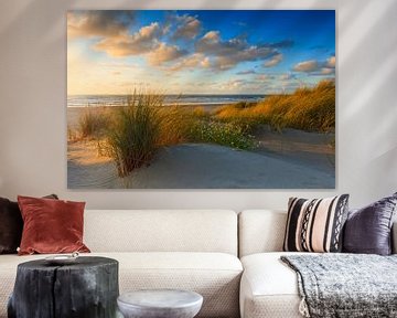 zonsondergang achter de Hollandse duinen von gaps photography