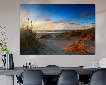 zonsondergang achter de Hollandse duinen sur gaps photography