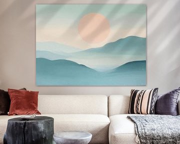 Zachte Zonsondergang van Modern Collection