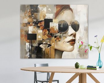 Retro Shades Floral van De Mooiste Kunst