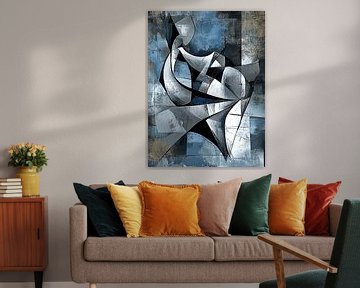 Geometrie | Urban Geometry van Abstract Schilderij
