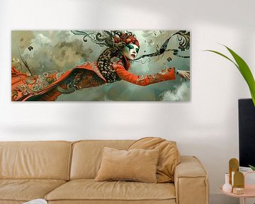 Women's surrealism | Ethereal Elegance by Abstract Painting