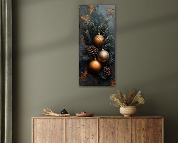 Weihnachtskugeln | Goldener Weihnachtsschmuck