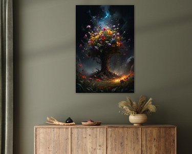 Example of the artwork in a room