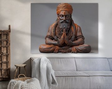 spirituele afbeelding beeld  biddende man van Egon Zitter