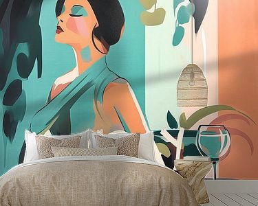 Example of the artwork in a room