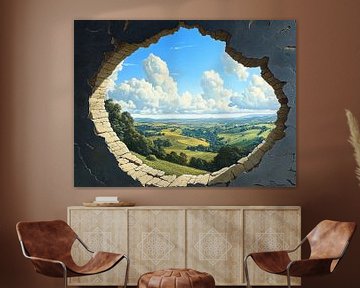 Landschap | Escape to Serenity van OMG Art