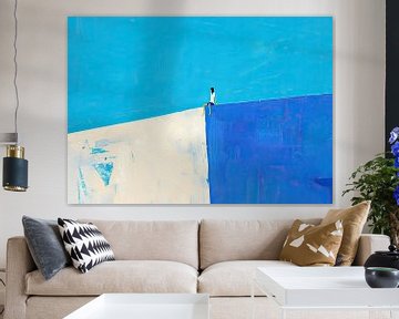 Kunst  met mensje van ARTEO Schilderijen
