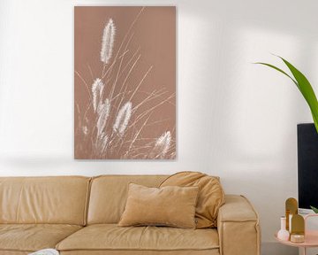 White Grasses on Mocha Mousse by Imladris Images